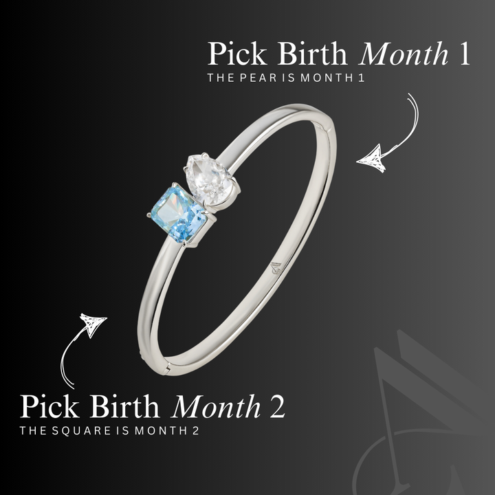 The "You & Me" Alara Birth Month Bangle