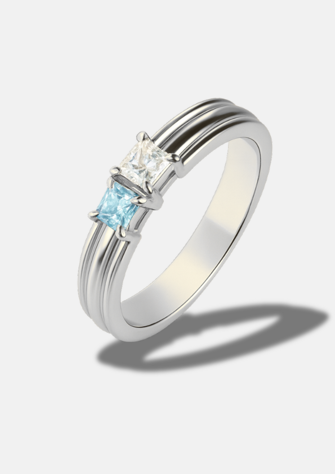 The "You & Me" Birth Month Ring Set
