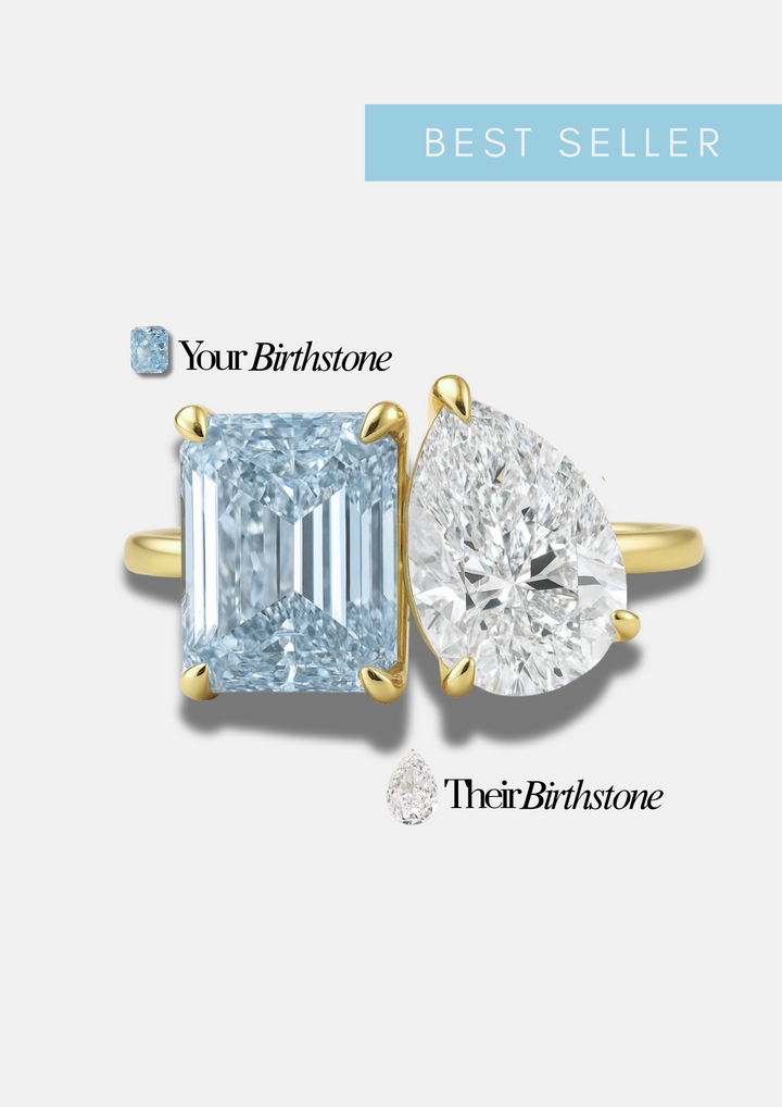 The "You & Me" Alara Birth Month Ring
