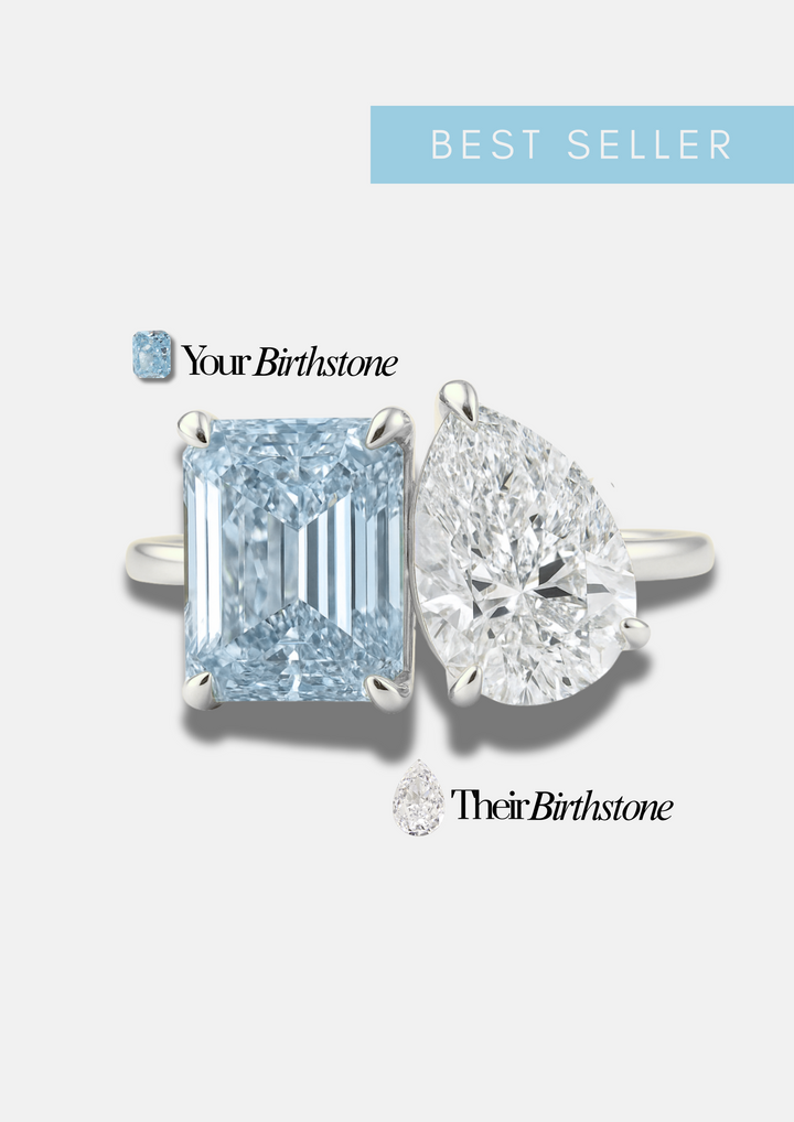 The "You & Me" Alara Birth Month Ring