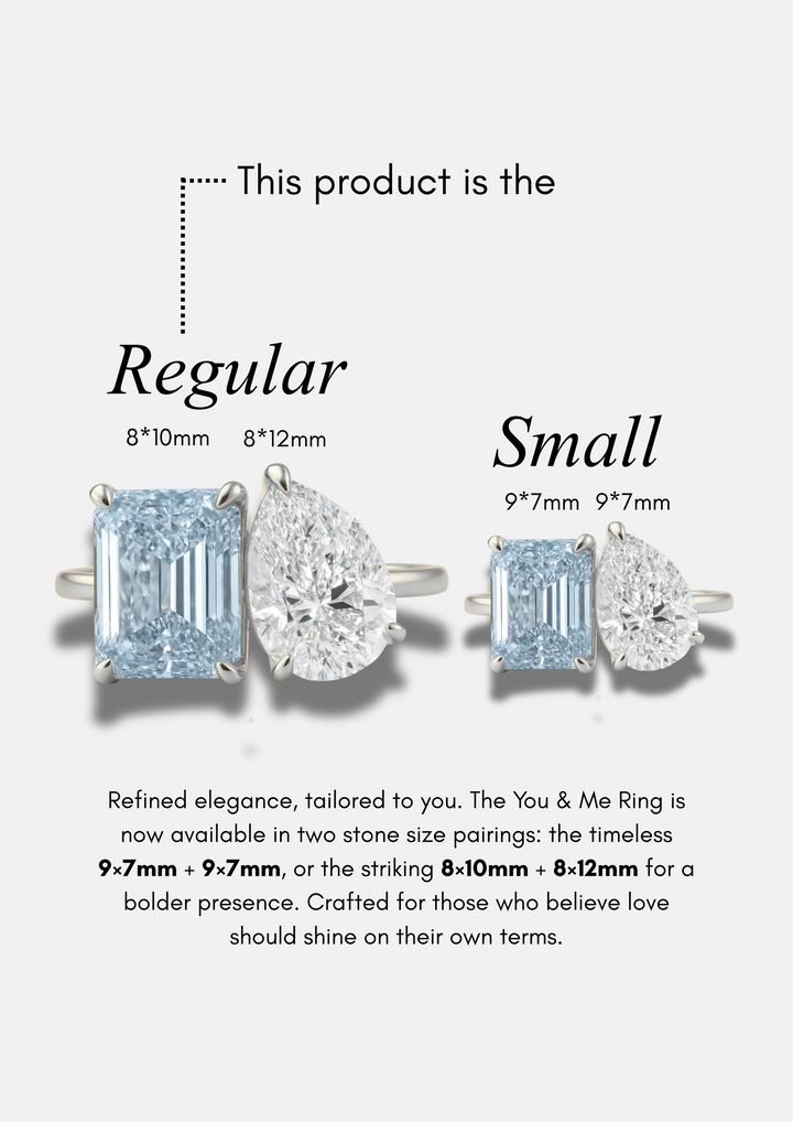 The "You & Me" Alara Birth Month Ring
