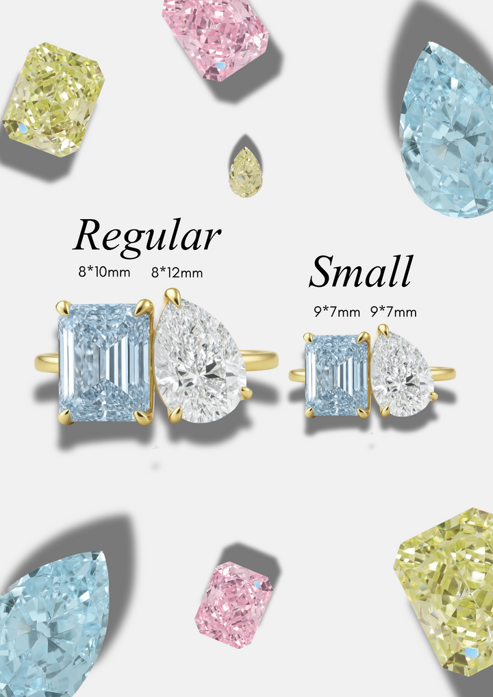 The "You & Me" Alara Birth Month Ring