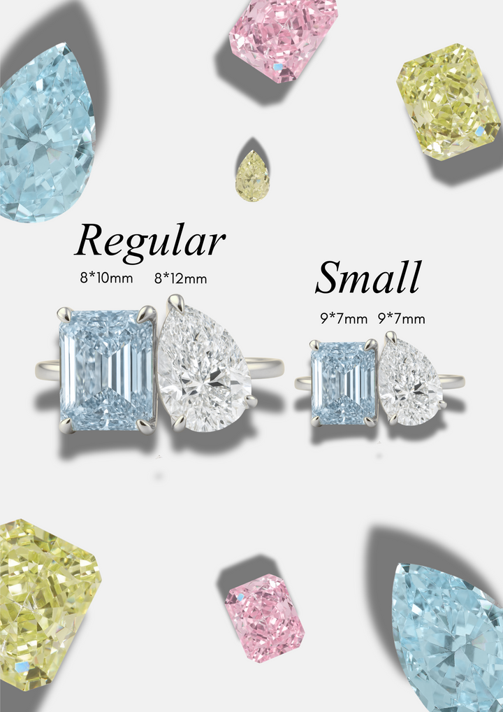Small "You & Me" Alara Birth Month Ring